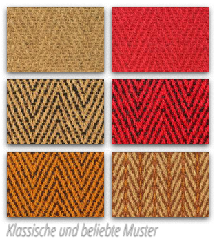 Fotos klassischeer und beliebter Muster von Teppichen für Kirchen und öffentliche Gebäude